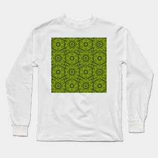 Green wool pattern Long Sleeve T-Shirt